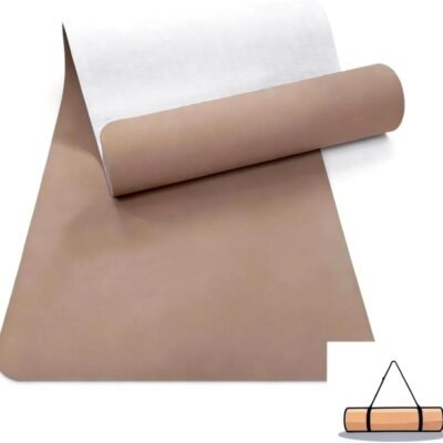 Cork Yoga Mat extra thick 6mm TPE Yoga Mat 72x24 Inch High Density Non-Slip Workout Mat Super Grip Quick-Dry for Hot Yoga, Home Gym