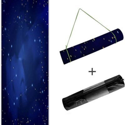 Yoga mat Yoga Mat Non-Slip Fitness Pad Exercise Yoga Mat Workout Mat for Gym Pilates  (Color : D, Size : 8mm)