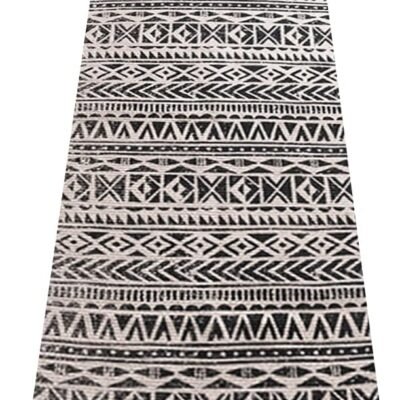 Cotton Yoga Mat - Absorbent, Grippy Tight Weave,  & Hot Yoga Rug, Helps with Slippery Hands & Feet