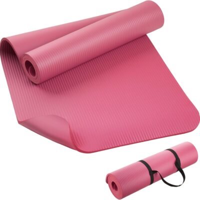 Extra Thick  Yoga Mat for Women & Men, 10mm Thick, 72”x24” Large Exercise Mat with Non-Slip Workout Mat for Yoga, Pilates, Stretching, Meditation – Wide & Cushioned Fitness Mat
