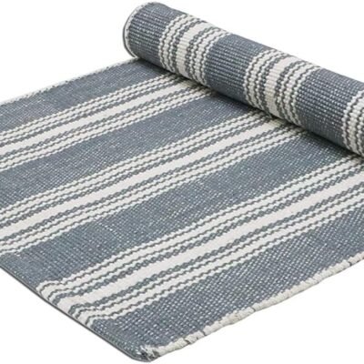 Hand Woven 100% Cotton Yoga Mat- Thick Handloom Made in India- for Gym Floor Exercise - Runner for Bedroom